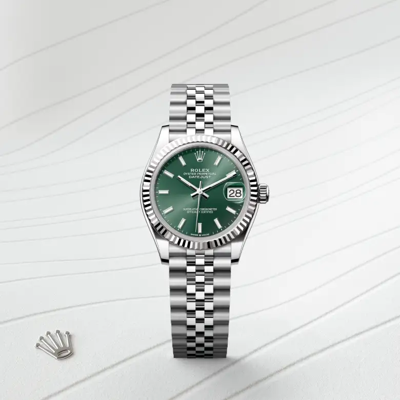 Rolex Datejust 31 White Gold Rolesor Oystersteel, M278274-0018